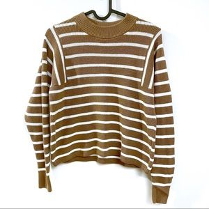 Banana Republic Brown Striped Sweater